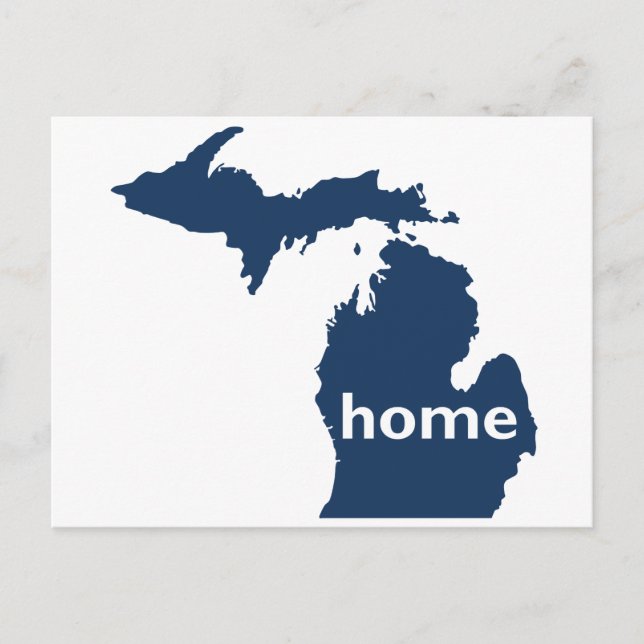 Michigan Home Postcard (Front)