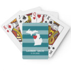 Michigan Home State City Map - Custom Wedding