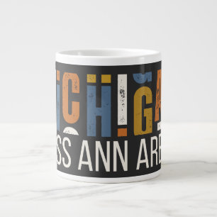 Michigan I Miss Ann Arbor Large Coffee Mug
