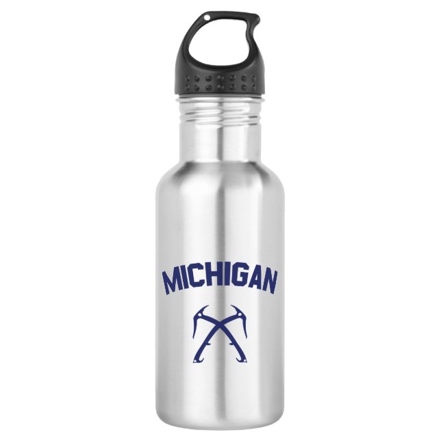 Michigan Ice Climbing 532 Ml Water Bottle (Front)