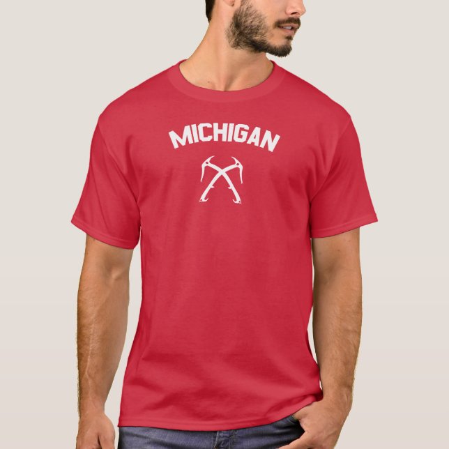 Michigan Ice Climbing T-Shirt (Front)
