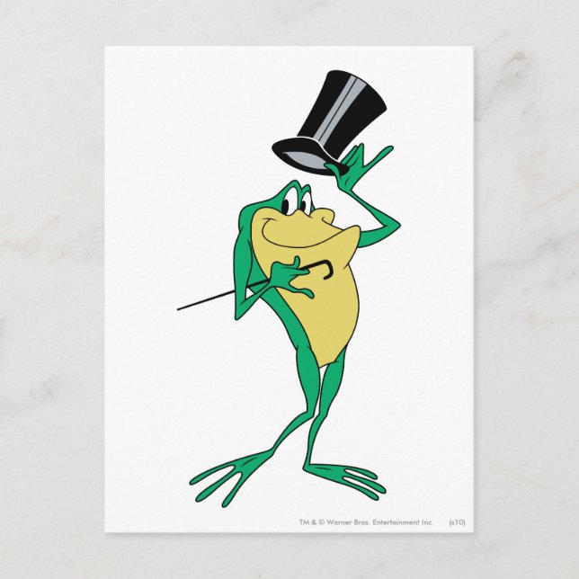 Michigan J. Frog in Colour Postcard (Front)