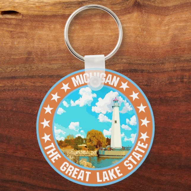 Michigan                                           key ring (Front)