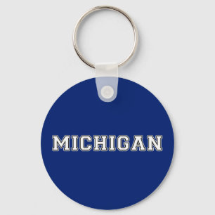 Michigan Key Ring