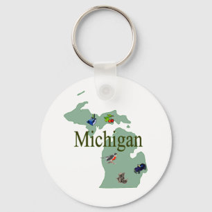Michigan Keychain
