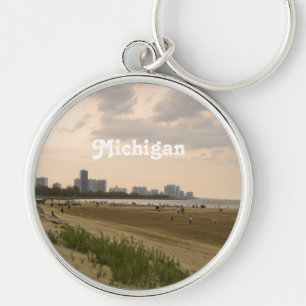 Michigan Landscape Key Ring