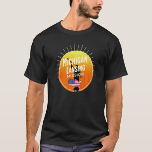 Michigan Lansing Mormon Lds Mission Missionary T-Shirt