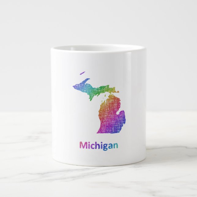 Michigan Large Coffee Mug (Front)
