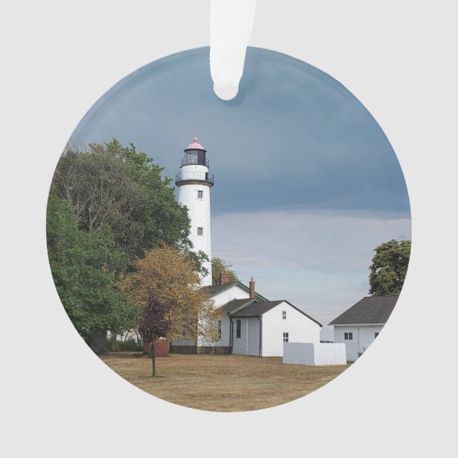 Michigan Lighthouse Ornament (Front)