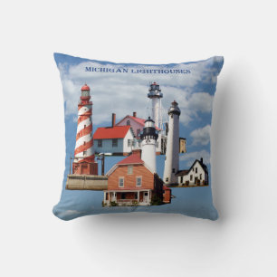 Michigan Lighthouse pillows