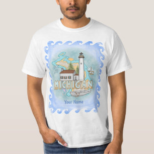 Michigan Lighthouse   t-shirt