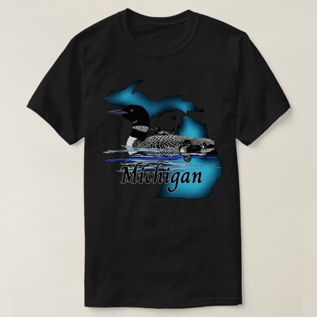Michigan Loon T-Shirt (Design Front)