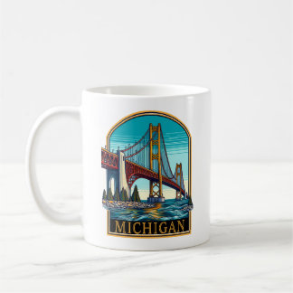 Michigan Mackinaw Bridge Coffee Mug