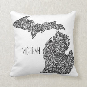 Michigan Map Cushion