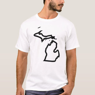 Michigan Marker Outline Tee