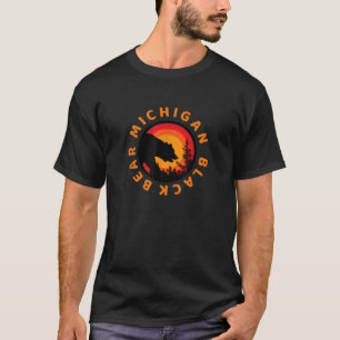 Michigan Michigander Great Lakes Black Bear Nature T-Shirt