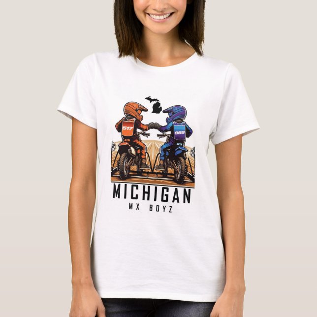 Michigan Mx Boyz Womens T-Shirt (Front)
