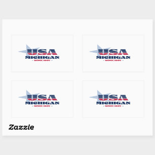 Michigan My Home State Sticker