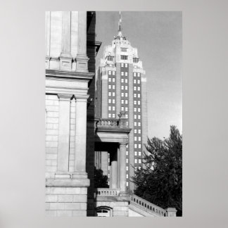 Michigan National Building Poster