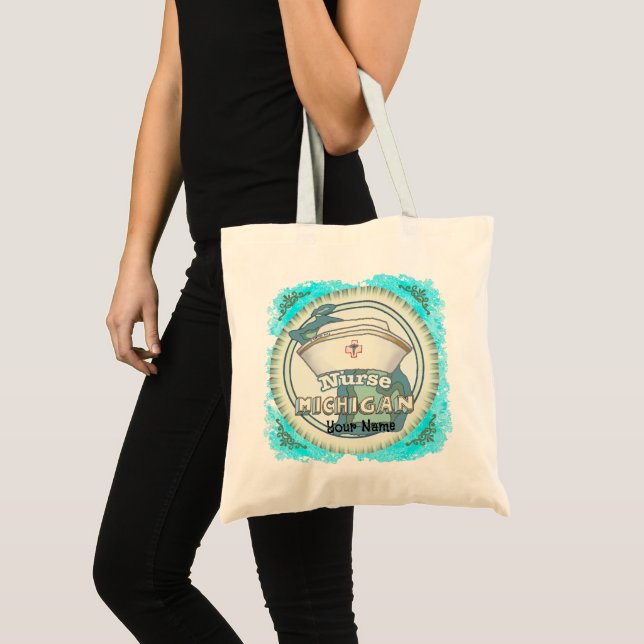 Michigan Nurse Tote Bag (Front (Product))