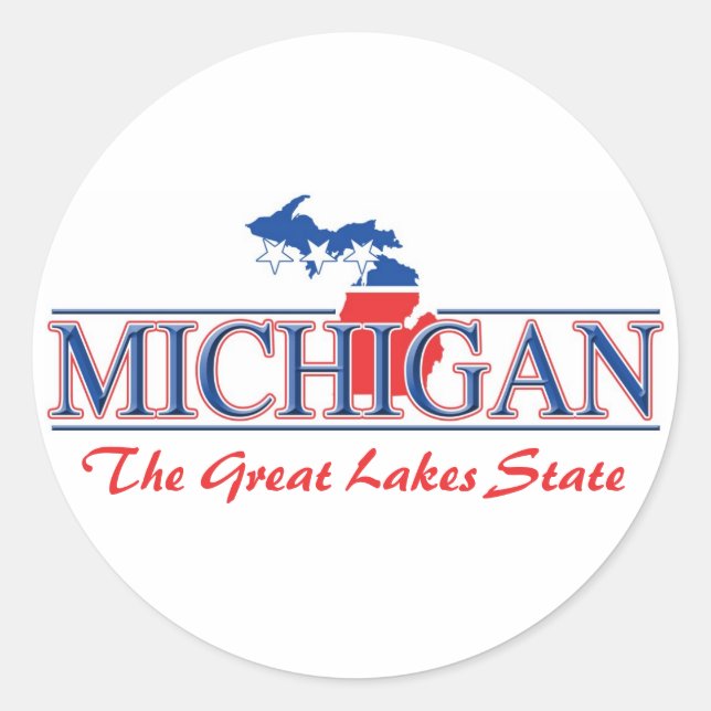 Michigan Patriotic Stickers (Front)