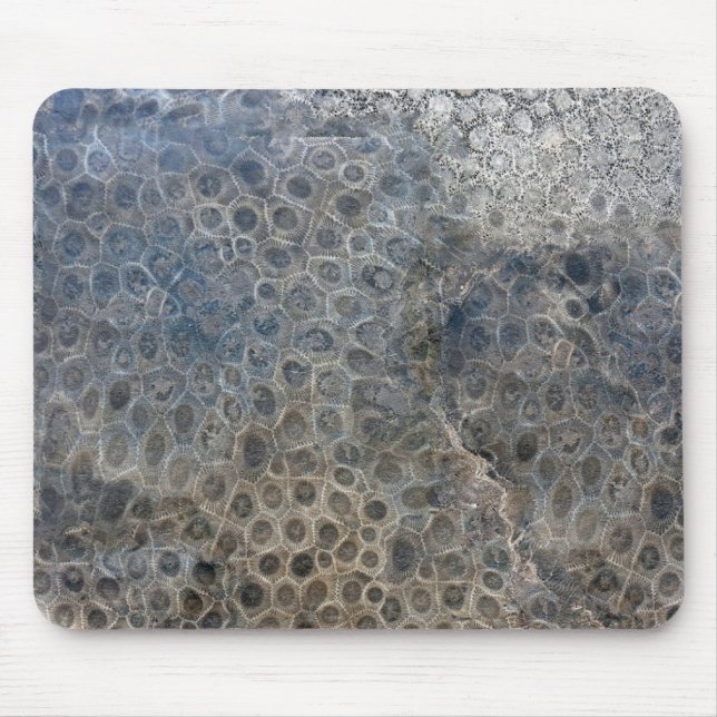 Michigan Petoskey Stone Pattern  Mouse Mat (Front)