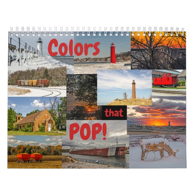 Michigan Photos From Around the State Calendar (Cover)