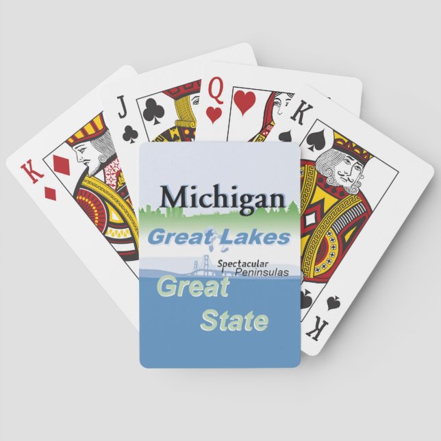MICHIGAN PLAYING CARDS (Back)