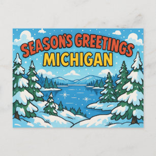 MICHIGAN Postcard
