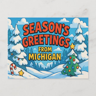 MICHIGAN Postcard