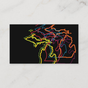 michigan pride blur business card