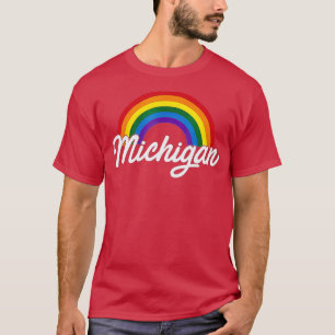 Michigan Pride Gay Pride  gay flag  T-Shirt