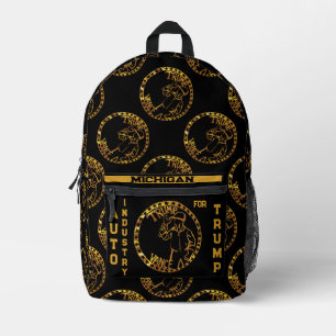 MICHIGAN PRINTED BACKPACK
