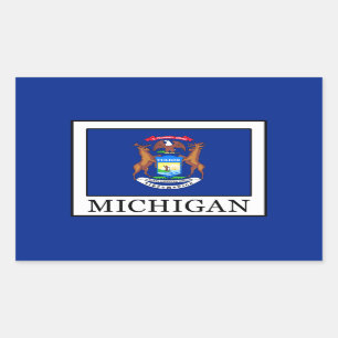 Michigan Rectangular Sticker