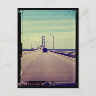 Michigan Road Trip Postcard