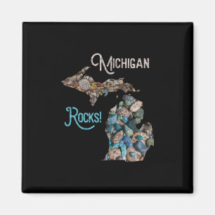 Michigan Rocks Petoskey Stone Hunting Tee Great La Magnet