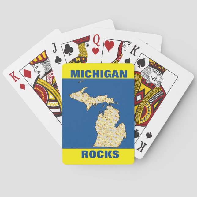 MICHIGAN ROCKS PLAYING CARDS (Back)