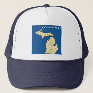 MICHIGAN ROCKS! TRUCKER HAT