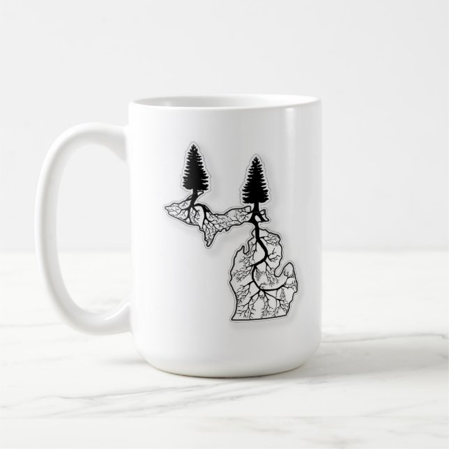 Michigan Roots Coffee Mug (Left)