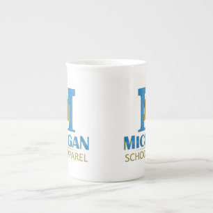 Michigan School Apparel Bone China Mug