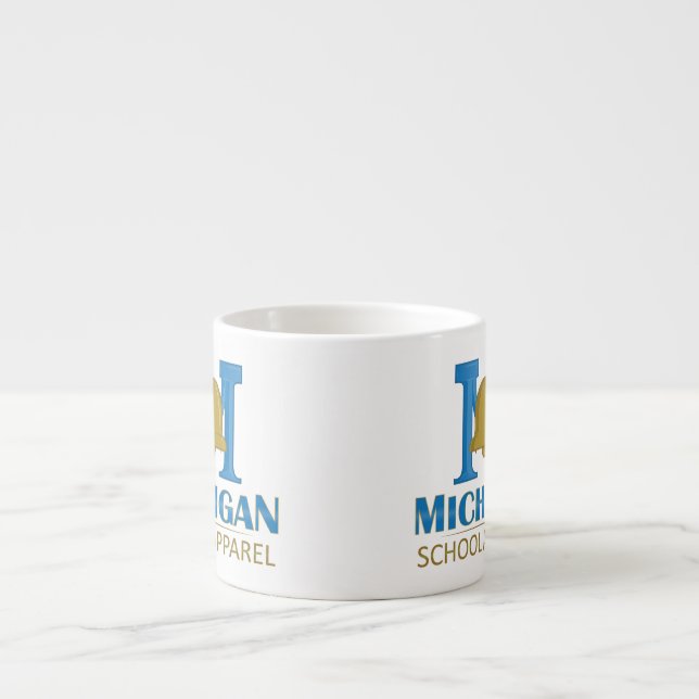 Michigan School Apparel Espresso Cup (Front)