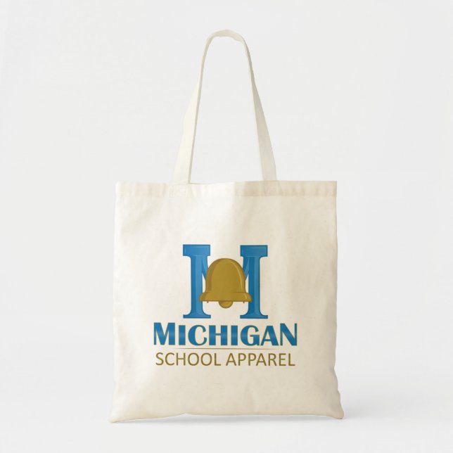Michigan School Apparel Tote Bag (Front)