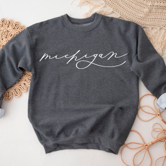 Michigan Script State Women’s Sweatshirt (Creator Uploaded)
