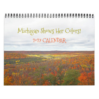 "MICHIGAN SHOWS HER FALL COLORS" 2027 CALENDAR