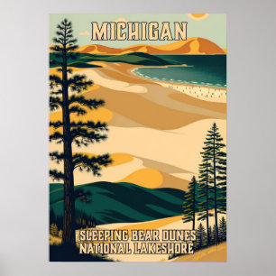 Michigan Sleeping Bear Dunes National Lakeshore 01 Poster