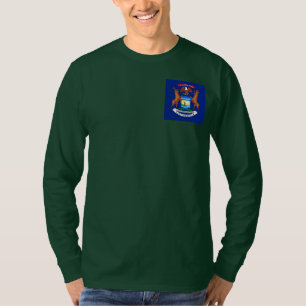 Michigan State Flag Design T-Shirt