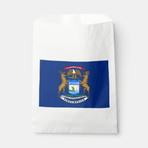 Michigan State Flag Favour Bags