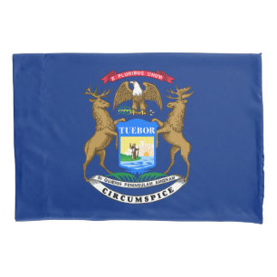 Michigan State Flag Pillowcase