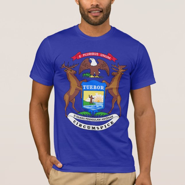 Michigan State Flag T-Shirt (Front)