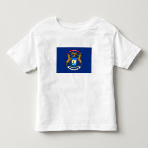 Michigan State Flag Toddler T-Shirt